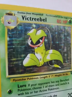 Victreebel Jungle Set Holo Pokemon Card Base Fossil WOTC - Image 2
