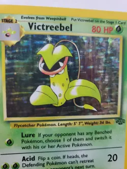 Victreebel Jungle Set Holo Pokemon Card Base Fossil WOTC - Image 5