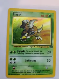 Pinsir Jungle Set Holo Base Pokemon Card WOTC - Image 1