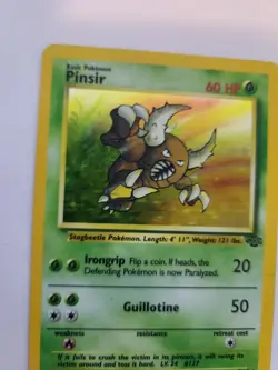 Pinsir Jungle Set Holo Base Pokemon Card WOTC - Image 2