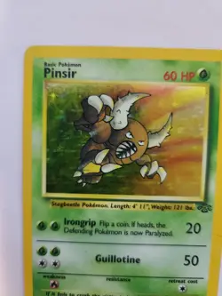 Pinsir Jungle Set Holo Base Pokemon Card WOTC - Image 3