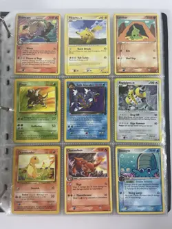 Pokemon Card Collection VTG Binder Holo Rare Stamped WoTC (585 Cards) - Image 5