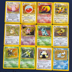 Complete Base Set Jungle Pokemon Bundle Cards 62/62 WOTC TCG - Image 1