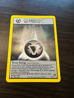 Metal Energy Neo Genesis 19/111 Holo Rare Vintage Pokemon TCG Card - Image 1