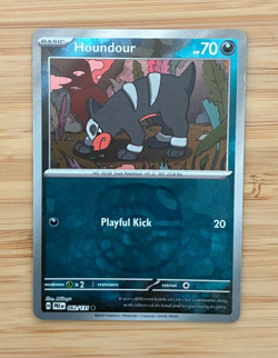 Pokemon TCG Houndour 062/131 Prismatic Evolutions Masterball card 62 master ball - Image 1