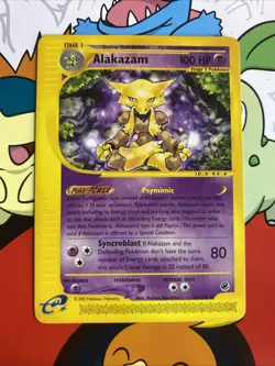 Alakazam 33/165 Pokemon Card TCG Expedition Non Holo Rare MP - Image 1