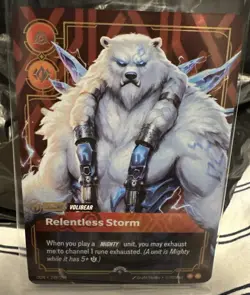 Volibear Riftbound English Promo card 249/298 League Of Legends Foil JUST VOLI - Image 1