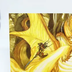 004 DRAGON SOLDIER OF LIGHT Final Fantasy Card Art Museum Yoshitaka Amano - Image 2