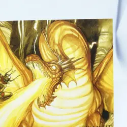 004 DRAGON SOLDIER OF LIGHT Final Fantasy Card Art Museum Yoshitaka Amano - Image 3