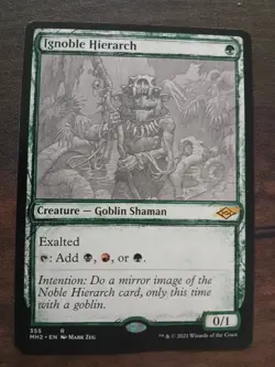 Ignoble Hierarch Showcase - MTG - Modern Horizons 2 - Free Postage - Image 1