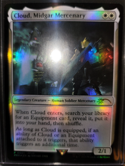 Cloud, Midgar Mercenary MTG Final Fantasy Promo 0001 - Image 2