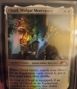 Cloud, Midgar Mercenary MTG Final Fantasy Promo 0001 - Image 4