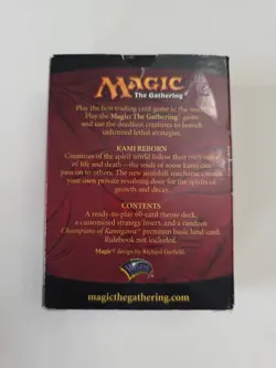 Magic The Gathering CHAMPIONS OF KAMIGAWA KAMI REBORN Pre-owned Theme Deck MTG - Image 2