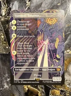 MTG | Summon: Bahamut | Final Fantasy | FIN 356 | Borderless | NM | EN - Image 1