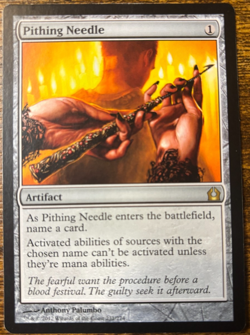Magic the Gathering MTG- Pithing Needle- LP- 231/274- Return to Ravnica - Image 3