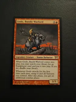 Godo, Bandit Warlord - LP - Champions of Kamigawa - Magic MTG - Image 1