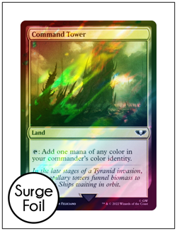 1x Command Tower 270, Surge Foil, Warhammer 40k, Magic MTG NM - Image 1