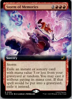 Storm of Memories (Extended Art) Foil R Sorcery Avatar: The Last Airbender MTG N - Image 1