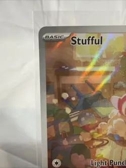 2025 Pokemon Mega Evolution Stufful #154/132 Illustration Rare Full Art NM - Image 2