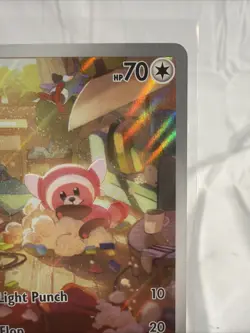 2025 Pokemon Mega Evolution Stufful #154/132 Illustration Rare Full Art NM - Image 3