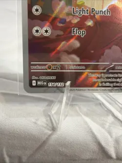 2025 Pokemon Mega Evolution Stufful #154/132 Illustration Rare Full Art NM - Image 5