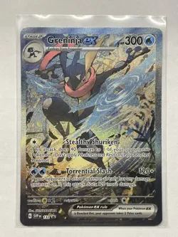 Pokemon TCG Greninja EX 132 Scarlet & Violet Promo Holo - Image 1