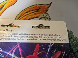 Pokemon TCG Sword & Shield Fusion Strike 3-Pack Blister Eevee Factory Sealed - Image 4