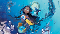 Pokemon nessa tcg Pad Gaming Mat Desk - Image 1