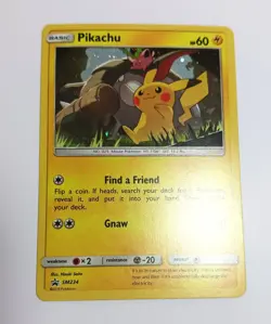Pikachu SM234 Holo Promo Donphan & Hoppip NM Pokemon - Image 1