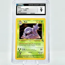 Muk 13/62 MINT CGC 9 Holo Rare Fossil Set 1999 Vintage Pokemon TCG - Image 1