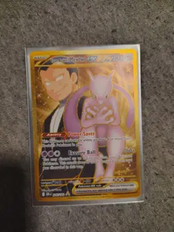 Pokemon Mewtwo EX Team Rockets 240/182 Gold Rare 2025 TCG Destined Rivals - Image 1