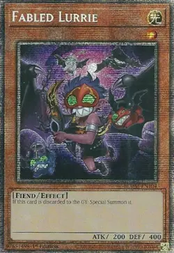 Yugioh! Fabled Lurrie - BLMM-EN104 - Starlight Rare - 1st Edition Near Mint, Eng - Image 1