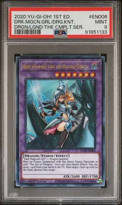 2020 1ST ED #EN006 DARK MAGICIAN GIRL THE DRAGON KNIGHT PSA 9 - Image 1