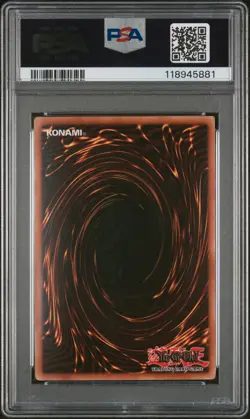 2002 YU-GI-OH! LOB-LEGEND OF BLUE EYES WHITE DRAGON GIANT SOLDIER OF STONE PSA 8 - Image 2