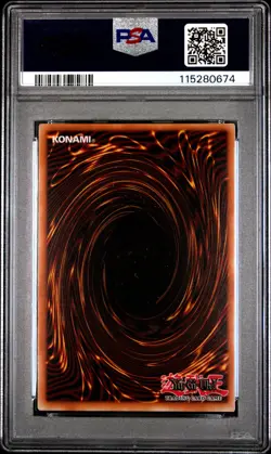 2025 1ST ED-PLATINUM SECRET RARE #EN252 LUSTER PENDULUM, THE DRACOSLAYER PSA 8 - Image 2