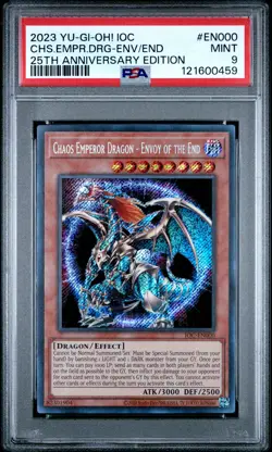 2023 #EN000 CHAOS EMPEROR DRAGON - ENVOY OF THE END PSA 9 - Image 1