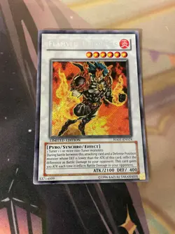 YUGIOH - FLAMVELL URUQUIZAS - SECRET RARE - HA01 - LIMITED EDITION - NM - Image 1