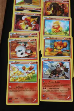Pokemon Karten Card Set #3 - 61 cards - Feuer - 7* Holo - Image 3