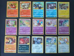Lot 15 cards Pokemon japanese holos 25th Anniversary Collection / 25 Th - Image 1