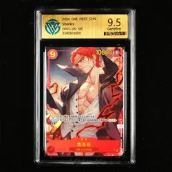 CCG GemMint 9.5 2024 ONE PIECE CHN .TCG Card OP01-120 SEC Shanks - Image 1