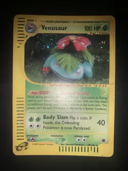 Card Pokemon Venusaur 30/165 Expedition Eng English Set Base Holo - Image 1