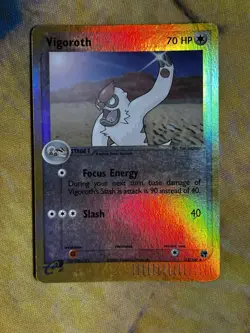 Vigoroth 52/100 Reverse Holo EX Sandstorm Set E-Series Pokemon Card 2003 - Image 2