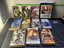Magic The Gathering Book Lot - Mirrodin, Onslaught, Ravnica, Judgment, Ice Age - Image 1