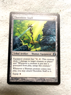 MTG / Thornbite Staff / MOR / #145 / Regular / Uncommon Near mint Just beautiful - Image 1