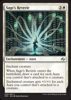 1x Sage's Reverie - Foil Light Play, English Fate Reforged MTG Magic - Image 1