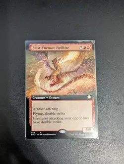 Blast-Furnace Hellkite (Extended Art) Commander: the Brothers' War Regular mtg - Image 1