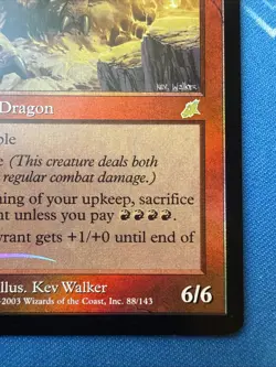 DRAGON TYRANT #88/143 Scourge Foil Rare!! Magic The Gathering 2003 - Image 5