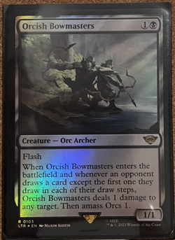 MTG - Lord of the Rings - Orcish Bowmasters - FOIL - LTR No. 103 - EN - Image 2