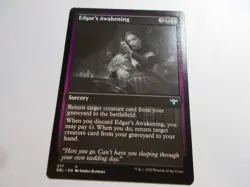 Edgar's Awakening x1 MTG Double Feature Black Uncommon Sorcery - Image 1
