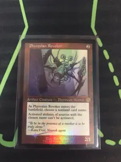 MTG Magic The Gathering Phyrexian Revoker Foil Retro Frame Artifact Commander - Image 1